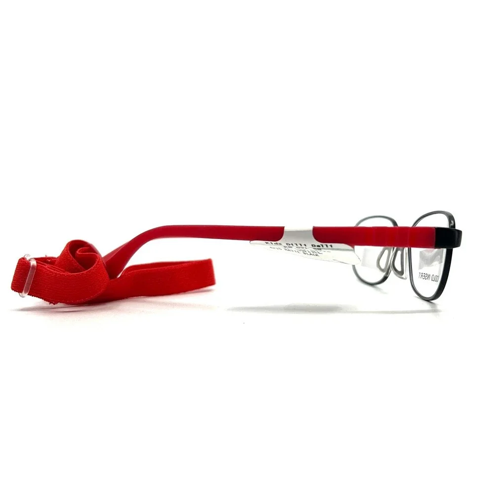 Dilli Dalli fudge swirl Eyeglasses Frame Youth red Full Rim Round 42-15-125